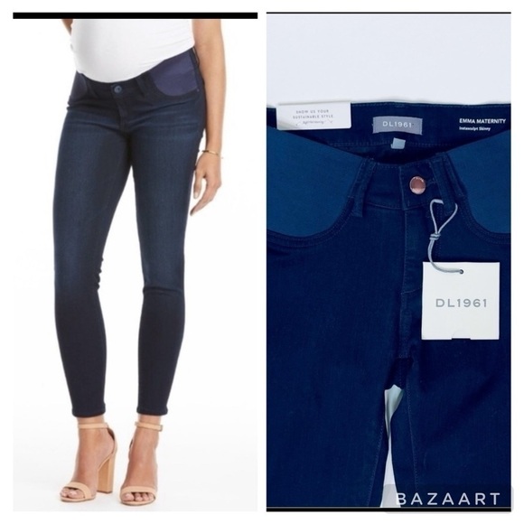 NWT Last One DL1961 Emma Skinny Maternity Jeans - Size 23 - Picture 7 of 12